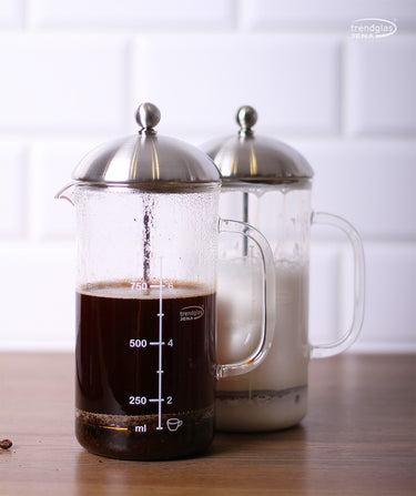 Kaffeebereiter French-Press - Kaffeebereiter French-Press | Glas Trendglas Jena - exklusiv und hochwertig | SmacoGlas