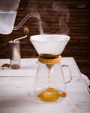 Kaffeebereiter POUR OVER BARI - Kaffeebereiter POUR OVER BARI | Glas Trendglas Jena - exklusiv und hochwertig | SmacoGlas