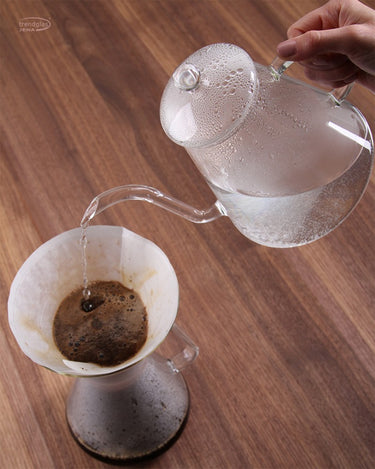 Trendglas Jena Glaswasserkocher Kanne POUR OVER - Trendglas Jena Glaswasserkocher Kanne POUR OVER | Trendglas Jena - exklusiv und hochwertig | SmacoGlas