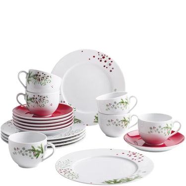 Kahla Porzellan Aronda Hello Winter Kaffee-Set 18tlg. 6 Personen - Kahla Porzellan Aronda Hello Winter Kaffeeservice 18tlg. 6 Personen | Kahla Porzellan - exklusiv und hochwertig | SmacoGlas