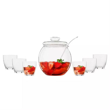 Bowle Set - ob Halloweenbowle, Winterbowle oder Erdbeerbowle - Bowle Set | Glas Bohemia Selection - exklusiv und hochwertig | SmacoGlas