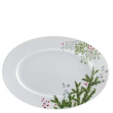 Kahla Porzellan Aronda Platte oval 23 cm Hello Winter - Made in Germany - Kahla Porzellan Aronda Platte oval 23 cm Hello Winter | Servierplatte Kahla Porzellan - exklusiv und hochwertig | SmacoGlas