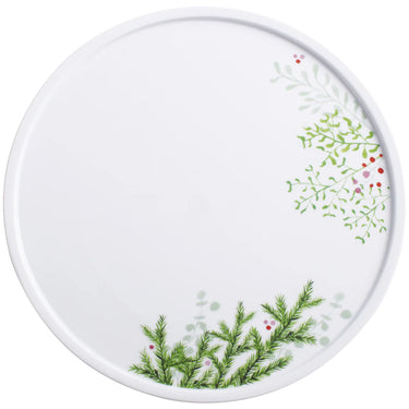 Kahla Porzellan Aronda Tortenplatte 31 cm Hello Winter - Made in Germany - Kahla Porzellan Aronda Tortenplatte 31 cm Hello Winter | Servierplatte Kahla Porzellan - exklusiv und hochwertig | SmacoGlas