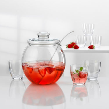 Bowle Set - ob Halloweenbowle, Winterbowle oder Erdbeerbowle - Bowle Set | Glas Bohemia Selection - exklusiv und hochwertig | SmacoGlas