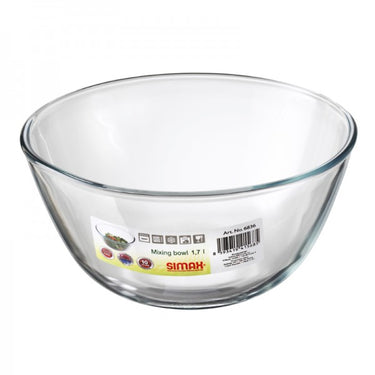 Rührschüssel & Glasschale MIXING BOWL von 500 ml bis 4200 ml - Schale MIXING BOWL | Glas Simax exclusive - exklusiv und hochwertig | SmacoGlas