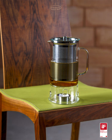 Trendglas Jena Teekanne SIGN mit integriertem Stövchen - Trendglas Jena Teekanne SIGN mit integriertem Stövchen |  Trendglas Jena - exklusiv und hochwertig | SmacoGlas