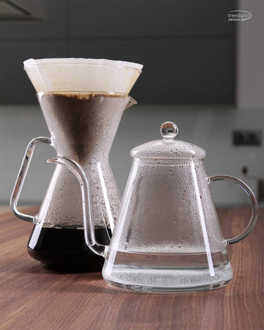 Trendglas Jena Glaswasserkocher Kanne POUR OVER - Trendglas Jena Glaswasserkocher Kanne POUR OVER |  Trendglas Jena - exklusiv und hochwertig | SmacoGlas