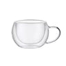Doppelwandige Gläser für Tee - Thermogläser - 2 Stk. Teeglas mit Henkel 230 ml - Thermoglas Bohemia Cristal |  Bohemia Selection - exklusiv und hochwertig | SmacoGlas