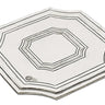 Cosi Tabellini Arezzo Untersetzer fuer Glaeser aus Zinn 9 x 9 cm