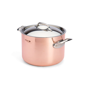 Debyer PRIMA MATERA Hoher Kochtopf Ø24cm mit Edelstahldeckel & Edelstahlgriffe
