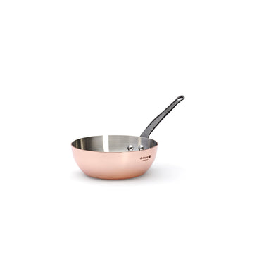 de Buyer PRIMA MATERA Tradition konische Sauteuse Kupfer mit Gusseisen- oder Edelstahlgriff