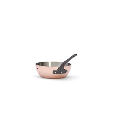 de Buyer PRIMA MATERA Tradition konische Sauteuse Kupfer mit Gusseisen- oder Edelstahlgriff
