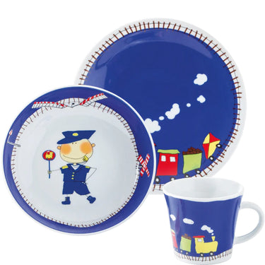 Kahla Kids Kindergeschirr Set Kahla Porzellan Abenteuerexpress 3 tlg. KAHLA Kids - Kahla Porzellan Abenteuerexpress 3 tlg. Kinderset KAHLA Kids - Kindergeschirr |  Kahla Porzellan - exklusiv und hochwertig | SmacoGlas