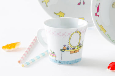 Kahla Kids Kindergeschirr Set Kahla Porzellan Märchenprinzessin 3 tlg. KAHLA Kids - Kahla Porzellan Märchenprinzessin 3 tlg. Kinderset - Kindergeschirr |  Kahla Porzellan - exklusiv und hochwertig | SmacoGlas