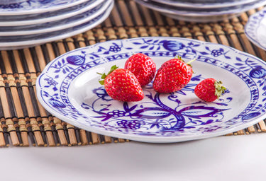 Kahla Porzellan Rosella Kaffeeservice 18tlg. weiß oder Zwiebelmuster - Made in Germany - Kahla Porzellan Rosella Kaffeeservice 18tlg. weiß oder Zwiebelmuster | Kaffeeservice Kahla Porzellan - exklusiv und hochwertig | SmacoGlas