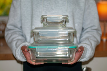 SmacoGlas klassische Glasbehälter vs. herkömmliche Lebenmittelbehälter aus Glas