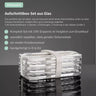Glas Aufschnittbox mit Deckel - stapelbar - 10 % Starter-Rabatt - SmacoGlas Aufschnittbox Komplett-Set - spare 10% im Set | Glas SmacoGlas - exklusiv und hochwertig | SmacoGlas